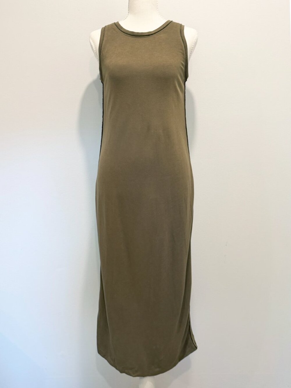 Tommy Bahama NWT Slim Olive Green Maxi Sundress | Size XS